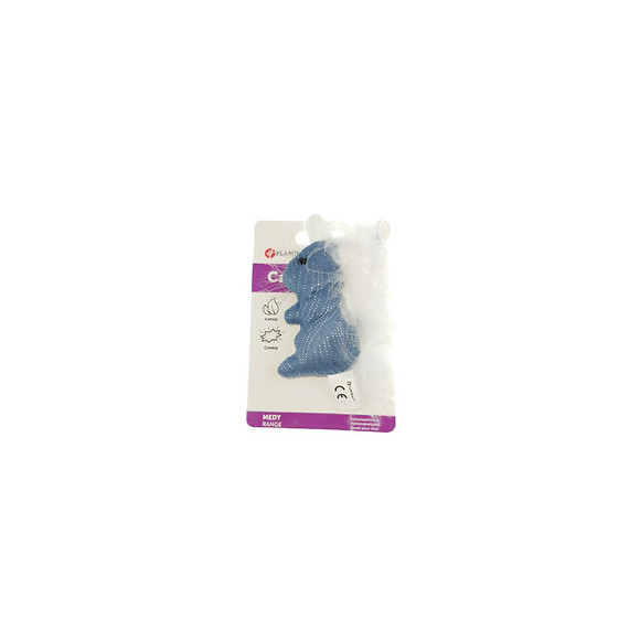 Jouet Ecureuil Medy Bleu. Taille 8.5 X 9.5 Cm. Pour Chat. - Flamingo Pet Products - Fl-561163