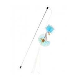 Canne À Pêche  Barbarina Bleu 45 Cm. Jouet Pour Chat. - Flamingo Pet Products - Fl-560861