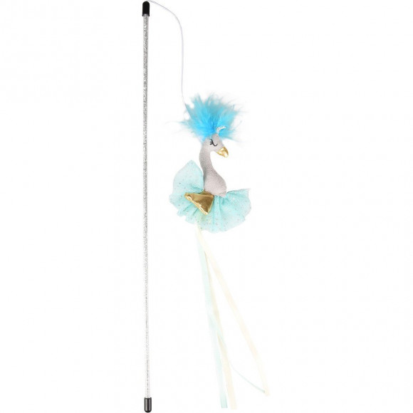 Canne À Pêche  Barbarina Bleu 45 Cm. Jouet Pour Chat. - Flamingo Pet Products - Fl-560861