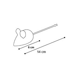 Jouet Chat . Lot De 3 Souris Floera .14 Cm.  Avec Catnip. - Flamingo Pet Products - Fl-561121