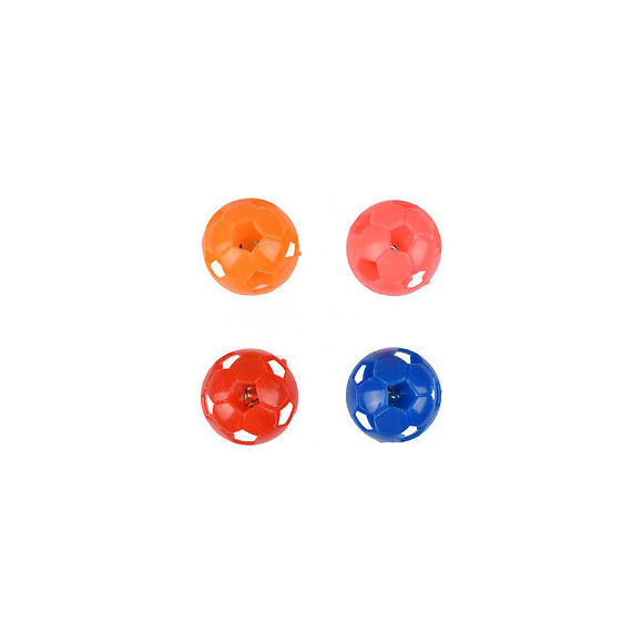 4 Balles A Grelot Pour Chat. Ø 3.8 Cm. Couleur Multiple - Jouet Pour Chat - Flamingo Pet Products - Fl-560899