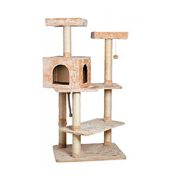 Arbre A Chat Makalu. 71 X 60 X Hauteur 150 Cm. Couleur Beige. - Flamingo Pet Products - Fl-34605