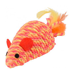 Souris Bibi Orange 21 Cm. Jouet Pour Chat . - Flamingo Pet Products - Fl-560910