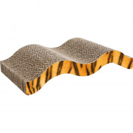 Griffoir Carton Mawimbi Forme Vague, 40 X 21 X H. 8 Cm. - Flamingo Pet Products - Fl-560141