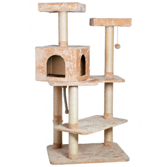 Arbre A Chat Makalu. 71 X 60 X Hauteur 150 Cm. Couleur Beige. - Flamingo Pet Products - Fl-34605
