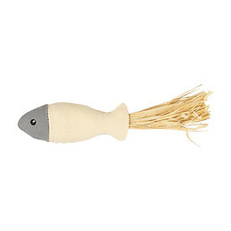 Jouet Poisson Natural Fun. 20 Cm. Gris Beige. Gamme Green. Jouet Pour Chat. - Flamingo Pet Products - Fl-561113