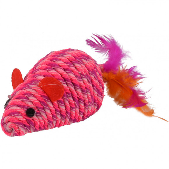 Souris Bibi Rose 21 Cm. Jouet Pour Chat . - Flamingo Pet Products - Fl-560909