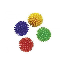 Lot 4 Balles A Jouer Pour Chat - Balle Type Hérisson 3,8 Cm - Vadigran - Va-14295