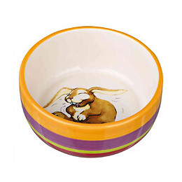 Ecuelle En Céramique 250 Ml Ø 11 Cm. Pour Lapins - Trixie - Tr-60803