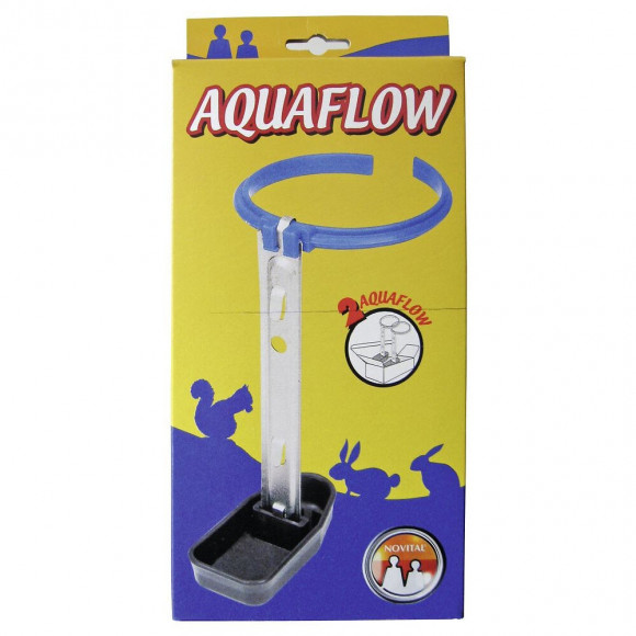 2 Porte-bouteille Pour Rongeur - Porte Bouteille Zinguée Avec Écuelle Pvc - Kerbl - Ke-74306