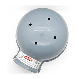 Maison Igloo Ø 15 Cm X H 10 Cm. En Plastique Gris. Pour Petit Rongeur. - Zolux - Zo-280081