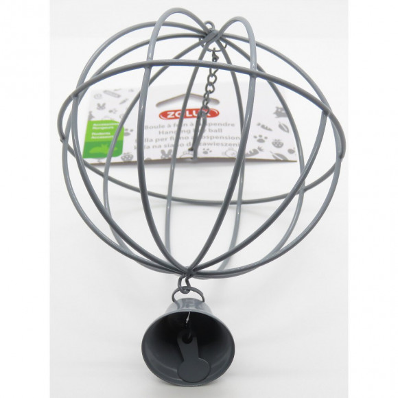 Boule À Foin Ø 10 Cm. A Suspendre. Grise. Pour Rongeur. - Zolux - Zo-206869