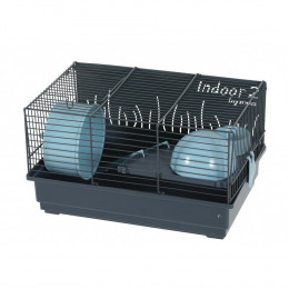 Cage Indoor 2. Bleu 40 . Pour Hamster. 40 X 26 X Hauteur 22 Cm. - Zolux - Zo-205102