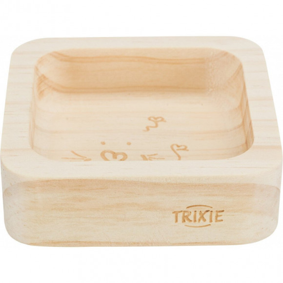 Bol En Bois De 60 Ml.  8 X 8 Cm. Pour Rongeurs. - Trixie - Tr-60758