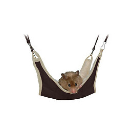 Hamac 18 X 18 Cm Petit Animaux Rongeur .vert Ou Marron - Trixie - Tr-62691