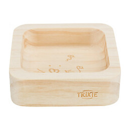 Bol En Bois De 60 Ml.  8 X 8 Cm. Pour Rongeurs. - Trixie - Tr-60758