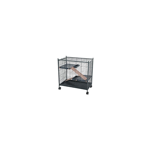 Cage Indoor 2 Mini Loft Couleur Rose. Dimension Interieur 67.5 X 39 X 58 Cm. Pour Les Petits Mammifères - Zolux - Zo-205117