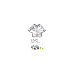 Tube Y Rody Gris Transparent. Taille Ø 5 Cm . Pour Rongeur. - Zolux - Zo-206029
