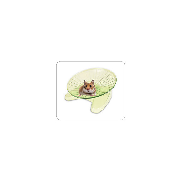 Plateau De Course Susie Ø 15 Cm S .vert Pour Rongeur - Flamingo Pet Products - Fl-210193