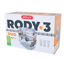 Cage Duo Rody3. Couleur Banane. Taille 41 X 27 X 40.5 Cm H. Pour Rongeur - Zolux - Zo-206020