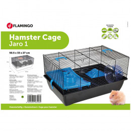 Cage Pour Hamster.   Jaro 1. Taille 50 X 33 X 27 Cm.   Pour Rongeur. - Flamingo Pet Products - Fl-210125