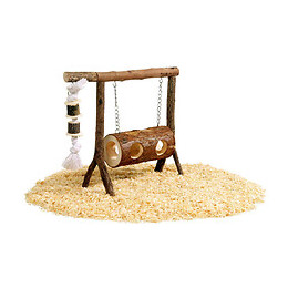 Balançoire En Bois Pour Hamster Et Souris. Petit Rongeur. - Flamingo Pet Products - Fl-88608