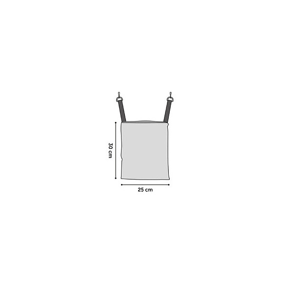 Sac Suspendu Pour Furet. Clavio. 25 X 30 Cm Pour Rongeur. - Flamingo Pet Products - Fl-210220