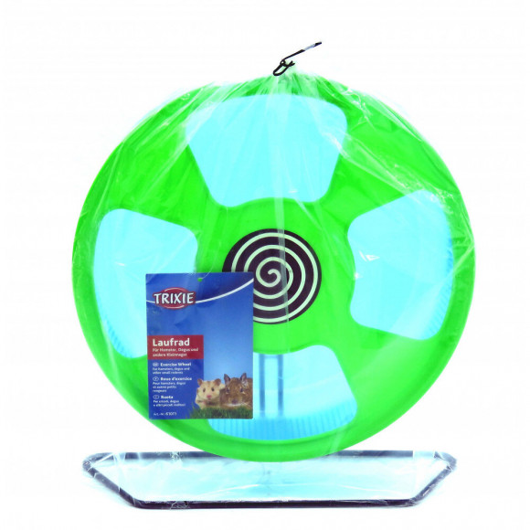 Roue D'exercice Pour Hamster, Diamètre : 28 Cm, Coloris Aléatoire - Trixie - Tr-61011