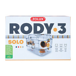 Cage Rody 3 Solo Banane. Taille : 41 X 27 X 28 Cm. Pour Petit Rongeur - Zolux - Zo-206016