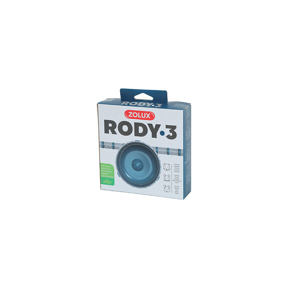 1 Roue D'exercice Silencieuse Pour Cage Rody3 . Couleur Bleu. Taille Ø 14 Cm X 5 Cm . Pour Rongeur. - Zolux - Zo-206037