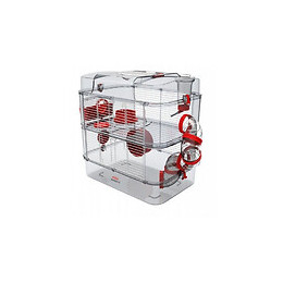 Cage Duo Rody3. Couleur Grenadine. Taille 41 X 27 X 40.5 Cm H. Pour Rongeur - Zolux - Zo-206019