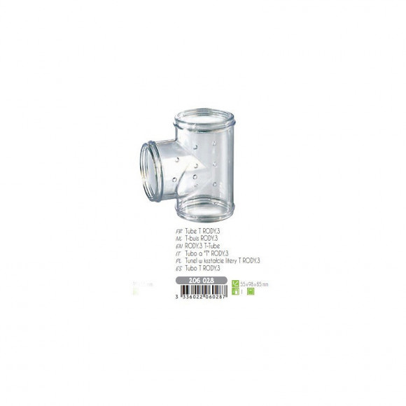 Zolux Tube En T Pour Cage Rongeur Rody3 - Roylounge