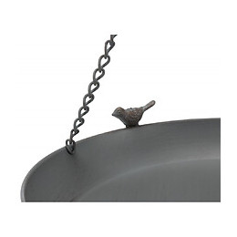 Trixie Baignoire A Suspendre - 2200 Ml Et O 30 Cm - Gris - Pour Oiseau