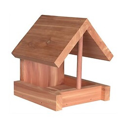 Trixie Natura Mangeoire En Bois De Cedre - 16x15x13 Cm - Naturel - Pour Oiseaux