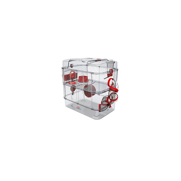 Cage Duo Rody3. Couleur Grenadine. Taille 41 X 27 X 40.5 Cm H. Pour Rongeur - Zolux - Zo-206019