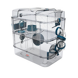 Cage Duo Rody3. Couleur Bleu. Taille 41 X 27 X 40.5 Cm H. Pour Rongeur - Zolux - Zo-206021