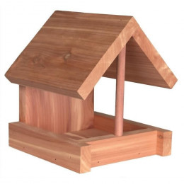 Trixie Natura Mangeoire En Bois De Cedre - 16x15x13 Cm - Naturel - Pour Oiseaux