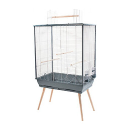 Cage À Oiseaux Neo Jili- Xl.  Couleur Grise. Taille Xl. 81x 48 X Hauteur 132 Cm.. - Zolux - Zo-104135gri