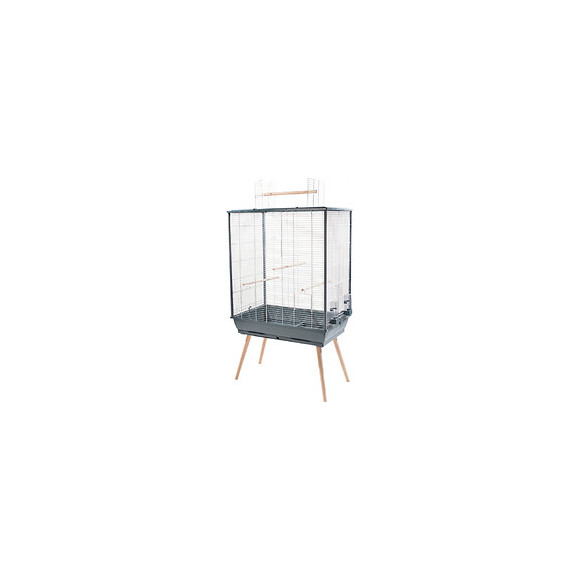 Cage À Oiseaux Neo Jili- Xl.  Couleur Grise. Taille Xl. 81x 48 X Hauteur 132 Cm.. - Zolux - Zo-104135gri