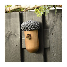 Nichoir En Forme Gland Pour Oiseaux Troglodyte. - Esschert Design - Ed-nk83