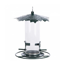 Silo Alimentaire Avec Auvent Pour Oiseaux. Hauteur 22cm. - Esschert Design - Ed-fb484