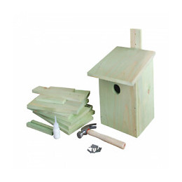Nichoir À Assembler, Idéal Pour Vos Enfants. Hauteur 23cm . Pour Oiseaux. - Esschert Design - Ed-kg52