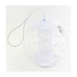 Mangeoire Urban Denali Blanc. Ø 24 Cm.  Pour Oiseaux - Zolux - Zo-170471