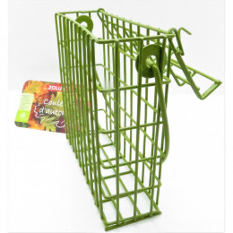 Support Pour Pain De Graisse En Métal . Vert . Pour Oiseaux. - Zolux - Zo-170376