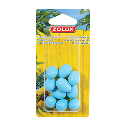 10 Œufs De Canaris Factices. Pour Oiseaux - Zolux - Zo-134105