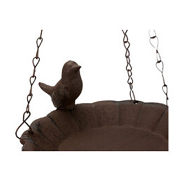 Abreuvoir/mangeoire Ou Baignoire Oiseau En Fonte A Suspendre - Trixie - Tr-55502