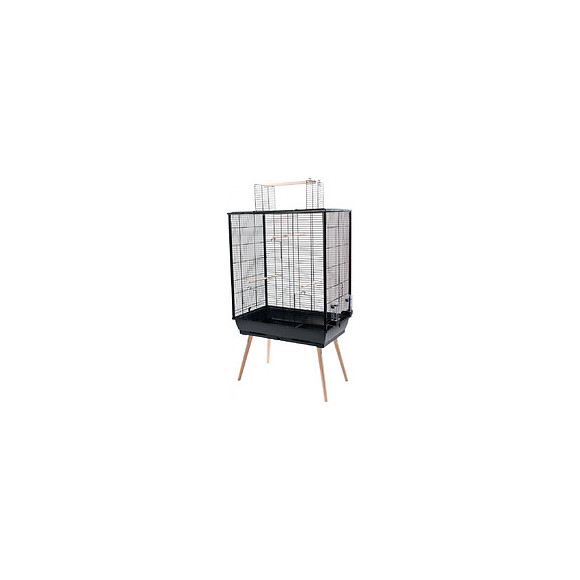 Cage À Oiseaux Neo Jili Xl.  Couleur Noire. Taille Xl. 81x 48 X Hauteur 132 Cm.. - Zolux - Zo-104135noi