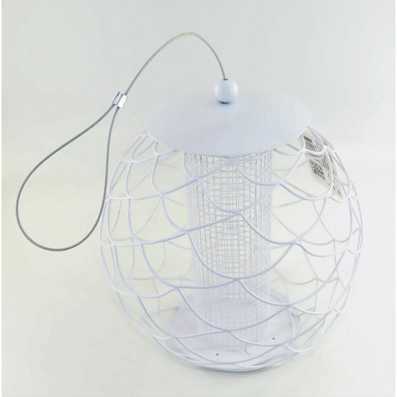 Mangeoire Urban Denali Blanc. Ø 24 Cm.  Pour Oiseaux - Zolux - Zo-170471