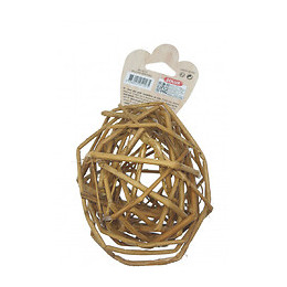 Jouet Balle Ehop Rotin Foncé. Pour Rongeur. - Zolux - Zo-205157