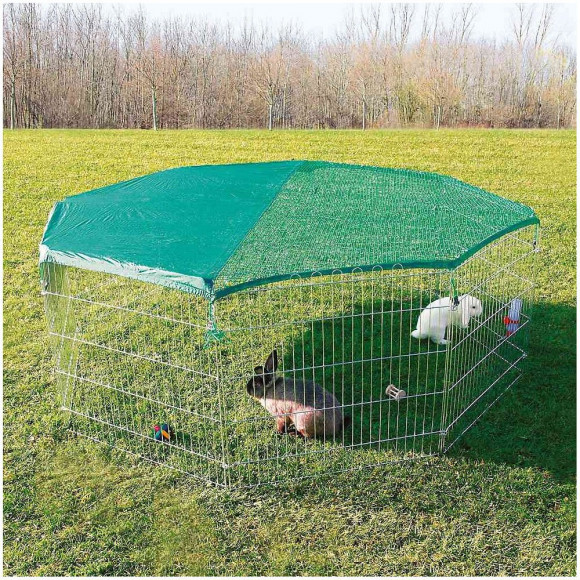 Enclos Exterieur Avec Filet De Protection Ø210 X 75cm - Trixie - Tr-6243